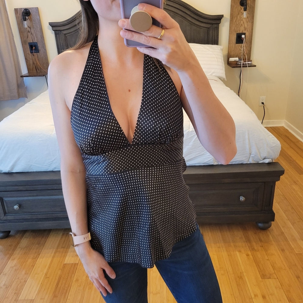 J.crew silk halter top